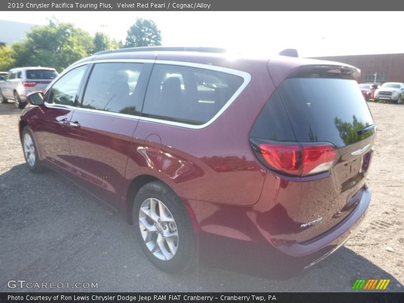 Velvet Red Pearl / Cognac/Alloy 2019 Chrysler Pacifica Touring Plus