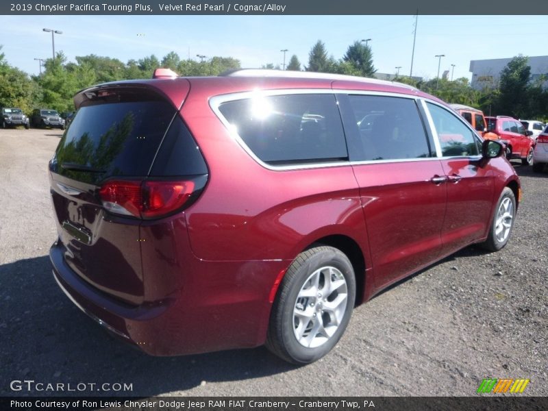 Velvet Red Pearl / Cognac/Alloy 2019 Chrysler Pacifica Touring Plus