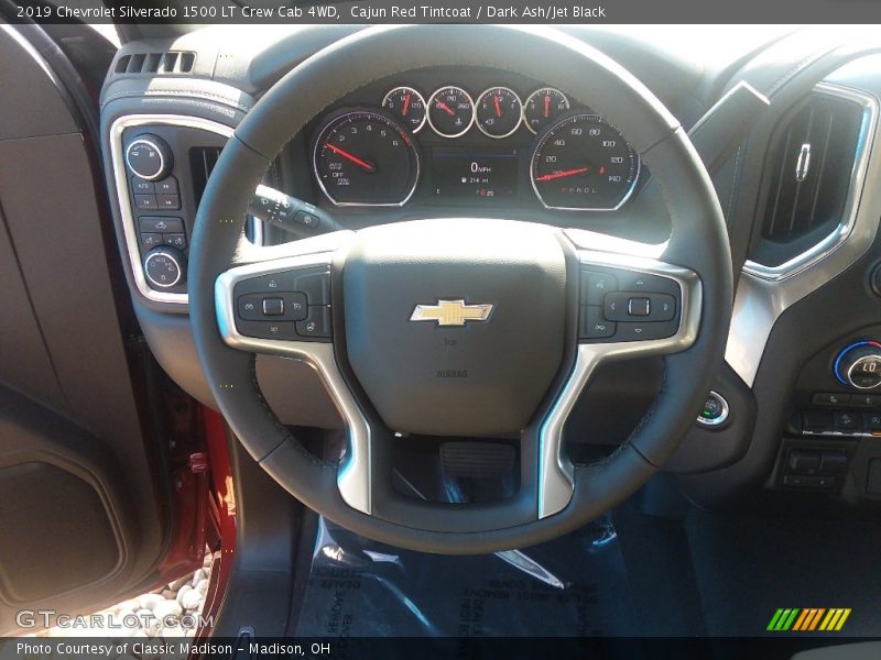 Cajun Red Tintcoat / Dark Ash/Jet Black 2019 Chevrolet Silverado 1500 LT Crew Cab 4WD