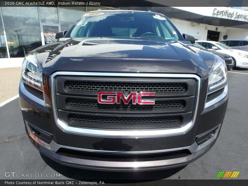 Iridium Metallic / Ebony 2016 GMC Acadia SLE AWD