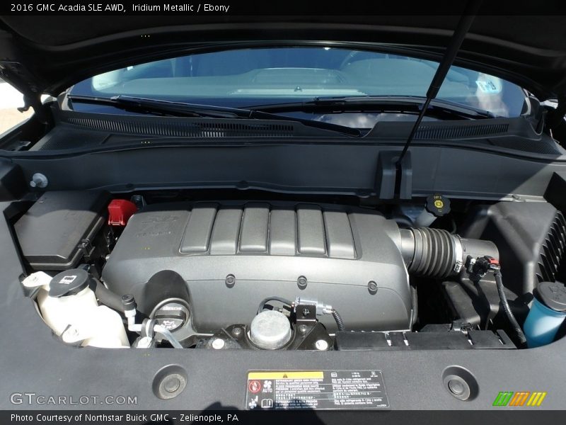 Iridium Metallic / Ebony 2016 GMC Acadia SLE AWD