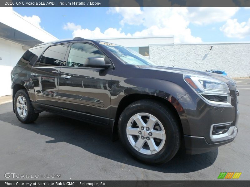 Iridium Metallic / Ebony 2016 GMC Acadia SLE AWD