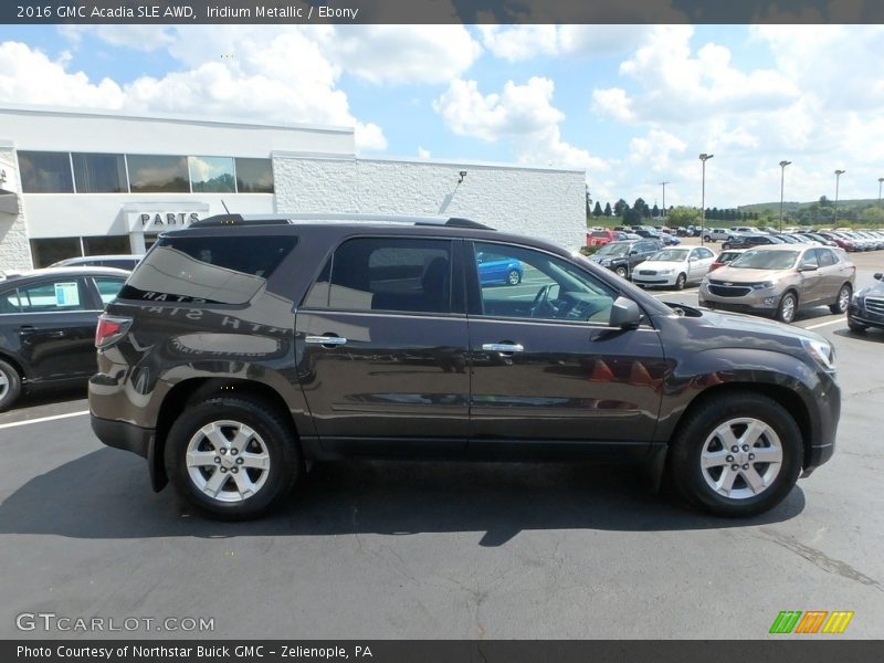 Iridium Metallic / Ebony 2016 GMC Acadia SLE AWD