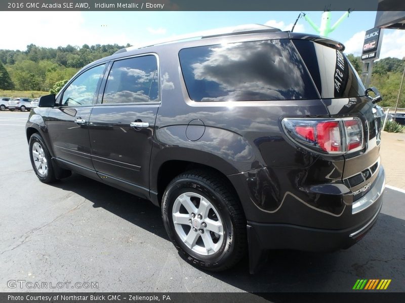Iridium Metallic / Ebony 2016 GMC Acadia SLE AWD