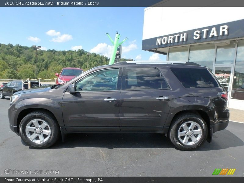 Iridium Metallic / Ebony 2016 GMC Acadia SLE AWD