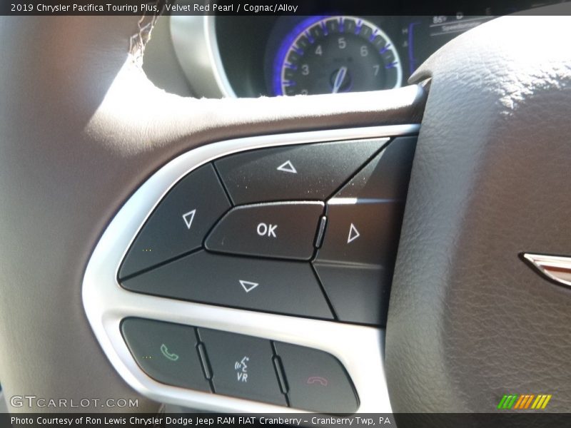Velvet Red Pearl / Cognac/Alloy 2019 Chrysler Pacifica Touring Plus
