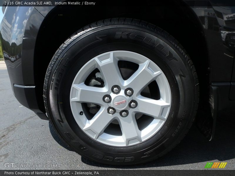 Iridium Metallic / Ebony 2016 GMC Acadia SLE AWD
