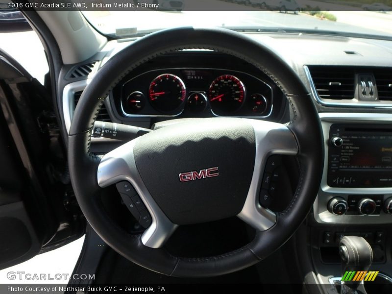 Iridium Metallic / Ebony 2016 GMC Acadia SLE AWD