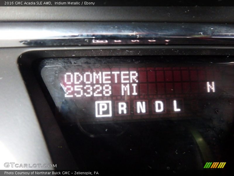 Iridium Metallic / Ebony 2016 GMC Acadia SLE AWD