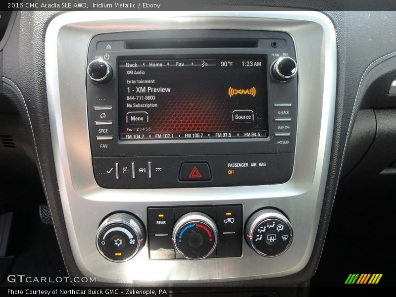 Iridium Metallic / Ebony 2016 GMC Acadia SLE AWD