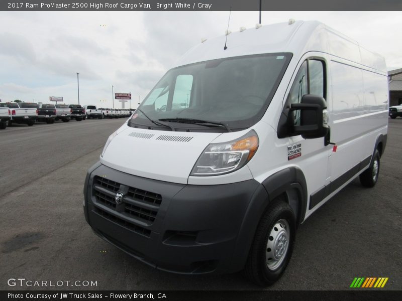 Bright White / Gray 2017 Ram ProMaster 2500 High Roof Cargo Van