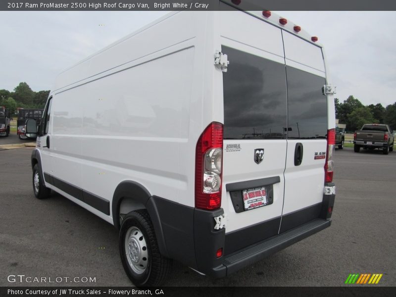 Bright White / Gray 2017 Ram ProMaster 2500 High Roof Cargo Van