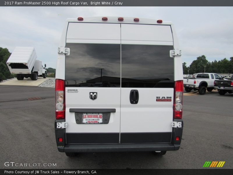 Bright White / Gray 2017 Ram ProMaster 2500 High Roof Cargo Van