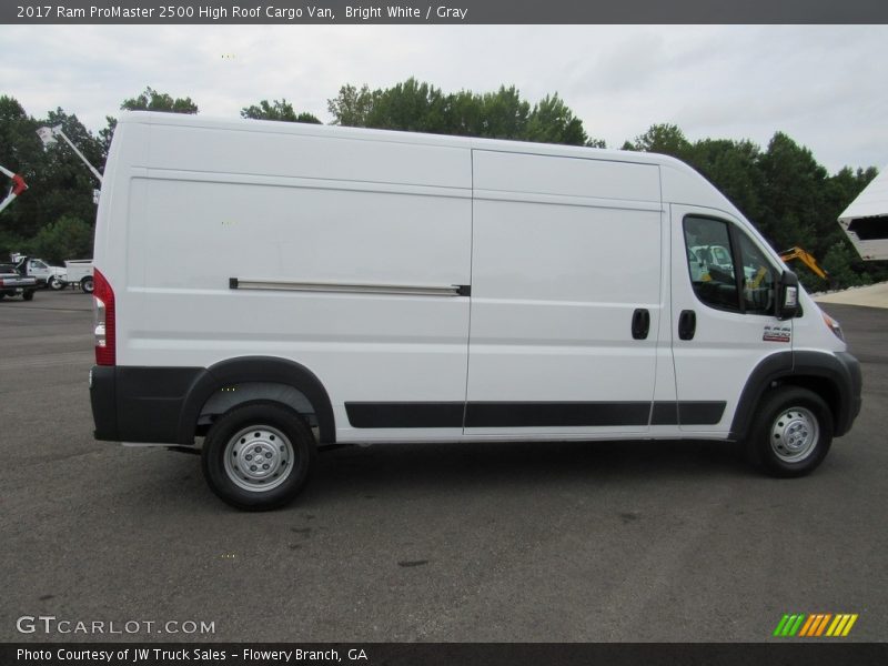 Bright White / Gray 2017 Ram ProMaster 2500 High Roof Cargo Van