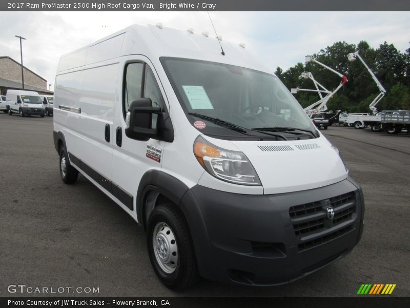 Bright White / Gray 2017 Ram ProMaster 2500 High Roof Cargo Van