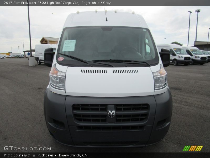 Bright White / Gray 2017 Ram ProMaster 2500 High Roof Cargo Van