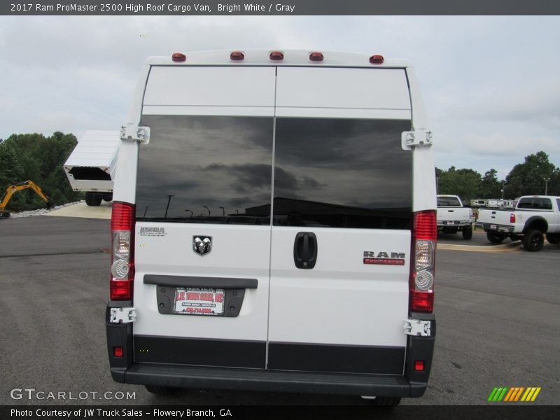 Bright White / Gray 2017 Ram ProMaster 2500 High Roof Cargo Van