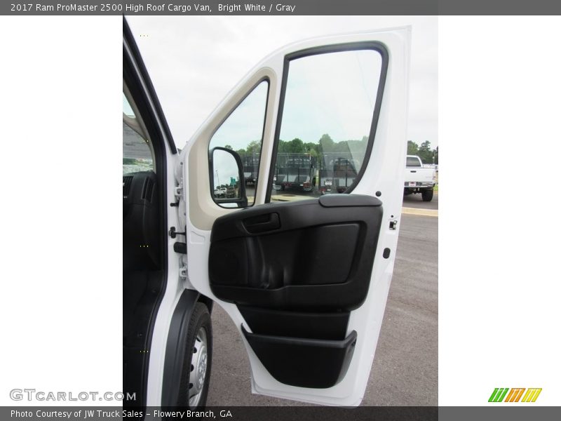 Bright White / Gray 2017 Ram ProMaster 2500 High Roof Cargo Van