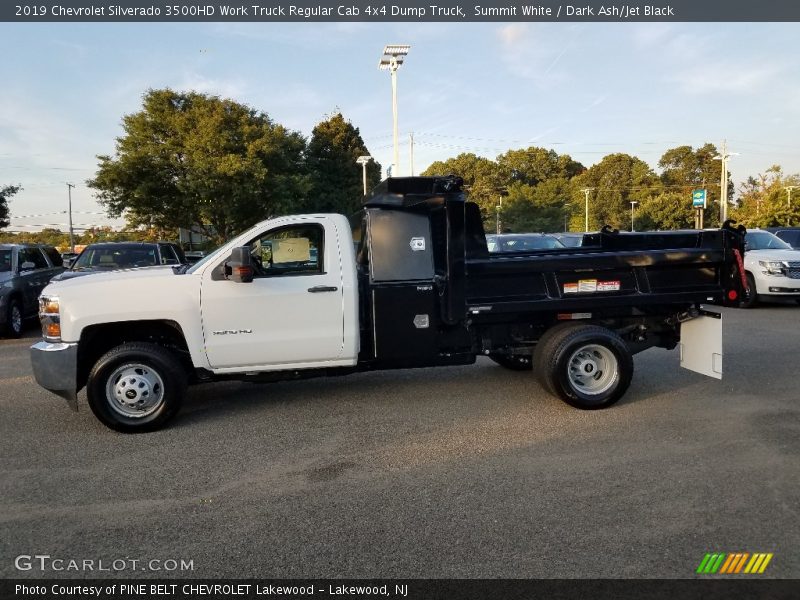 Summit White / Dark Ash/Jet Black 2019 Chevrolet Silverado 3500HD Work Truck Regular Cab 4x4 Dump Truck