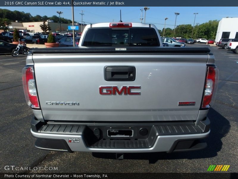 Quicksilver Metallic / Jet Black 2016 GMC Canyon SLE Crew Cab 4x4