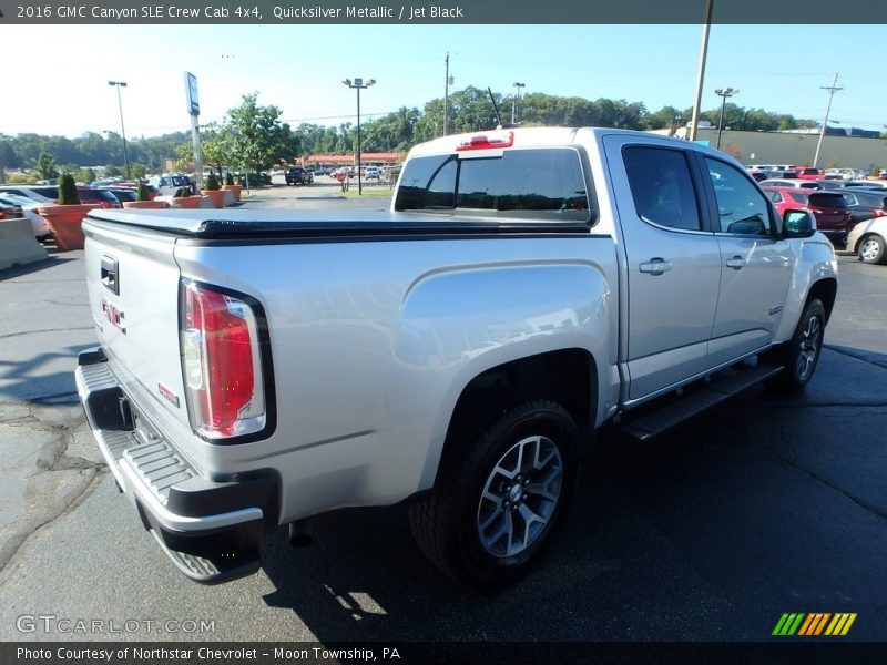 Quicksilver Metallic / Jet Black 2016 GMC Canyon SLE Crew Cab 4x4