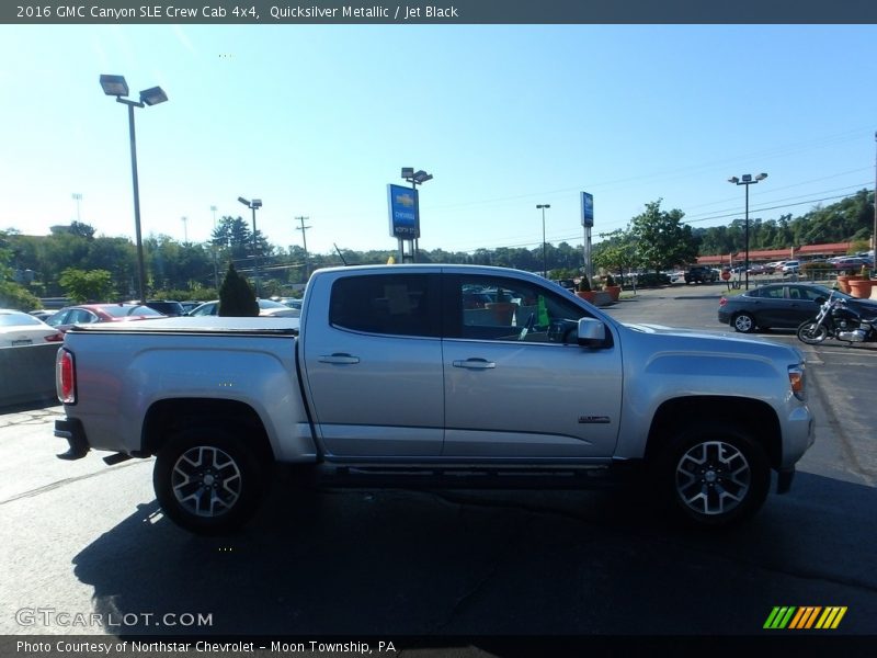 Quicksilver Metallic / Jet Black 2016 GMC Canyon SLE Crew Cab 4x4