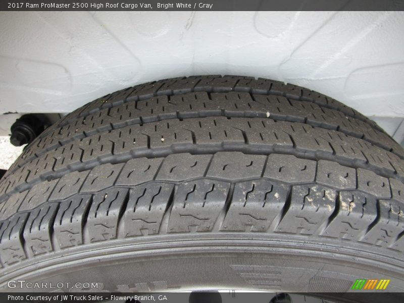 Bright White / Gray 2017 Ram ProMaster 2500 High Roof Cargo Van