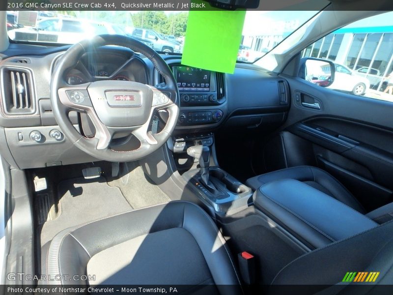 Quicksilver Metallic / Jet Black 2016 GMC Canyon SLE Crew Cab 4x4