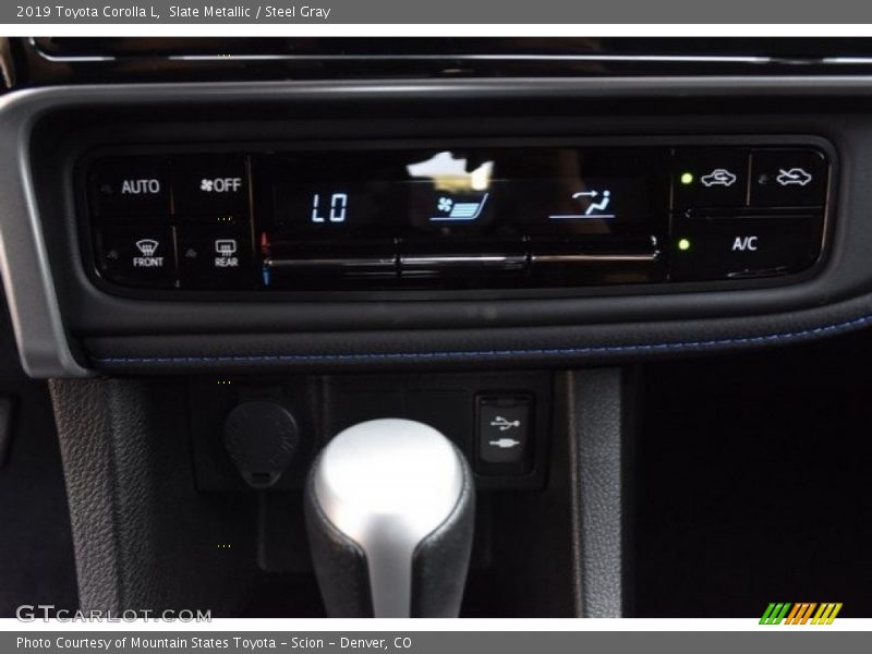 Slate Metallic / Steel Gray 2019 Toyota Corolla L