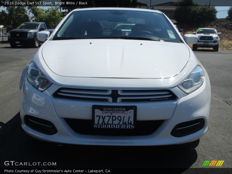 Bright White / Black 2016 Dodge Dart SXT Sport