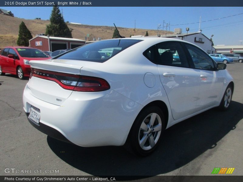 Bright White / Black 2016 Dodge Dart SXT Sport
