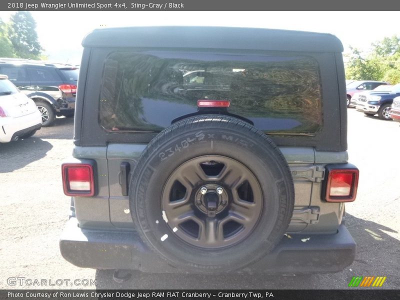 Sting-Gray / Black 2018 Jeep Wrangler Unlimited Sport 4x4