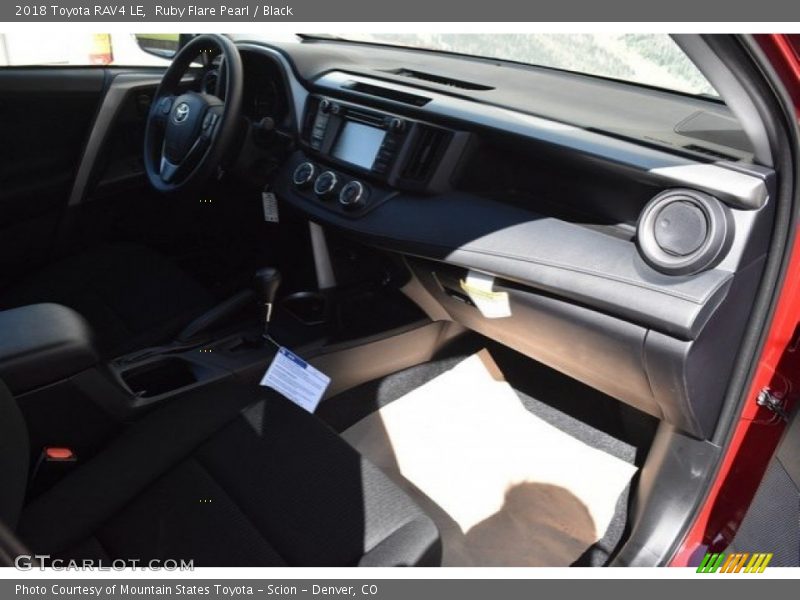 Ruby Flare Pearl / Black 2018 Toyota RAV4 LE