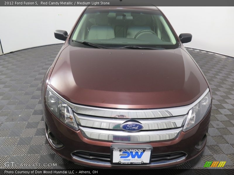 Red Candy Metallic / Medium Light Stone 2012 Ford Fusion S