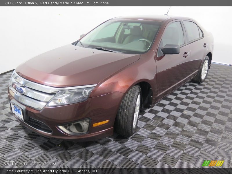 Red Candy Metallic / Medium Light Stone 2012 Ford Fusion S