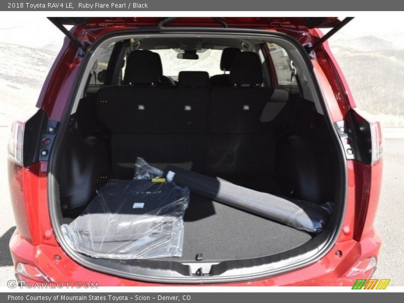 Ruby Flare Pearl / Black 2018 Toyota RAV4 LE