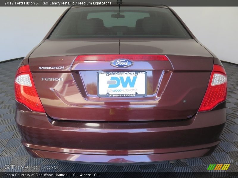 Red Candy Metallic / Medium Light Stone 2012 Ford Fusion S