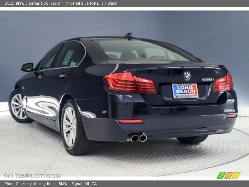 Imperial Blue Metallic / Black 2015 BMW 5 Series 528i Sedan