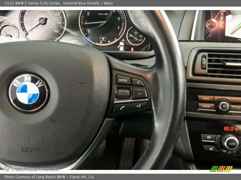 Imperial Blue Metallic / Black 2015 BMW 5 Series 528i Sedan