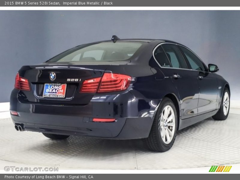 Imperial Blue Metallic / Black 2015 BMW 5 Series 528i Sedan