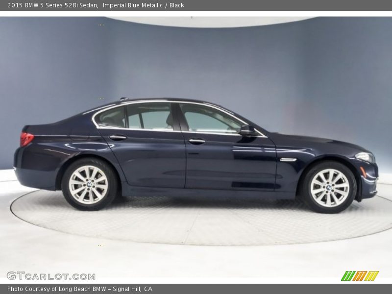 Imperial Blue Metallic / Black 2015 BMW 5 Series 528i Sedan