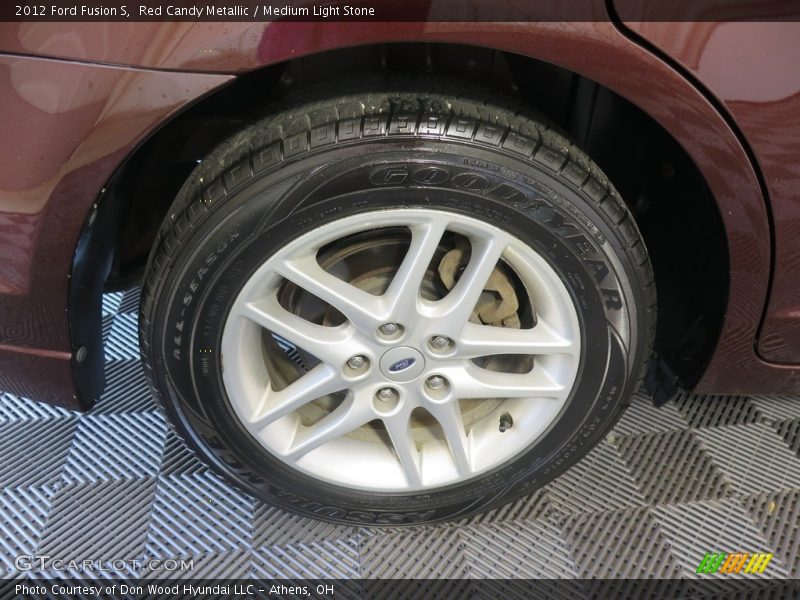 Red Candy Metallic / Medium Light Stone 2012 Ford Fusion S