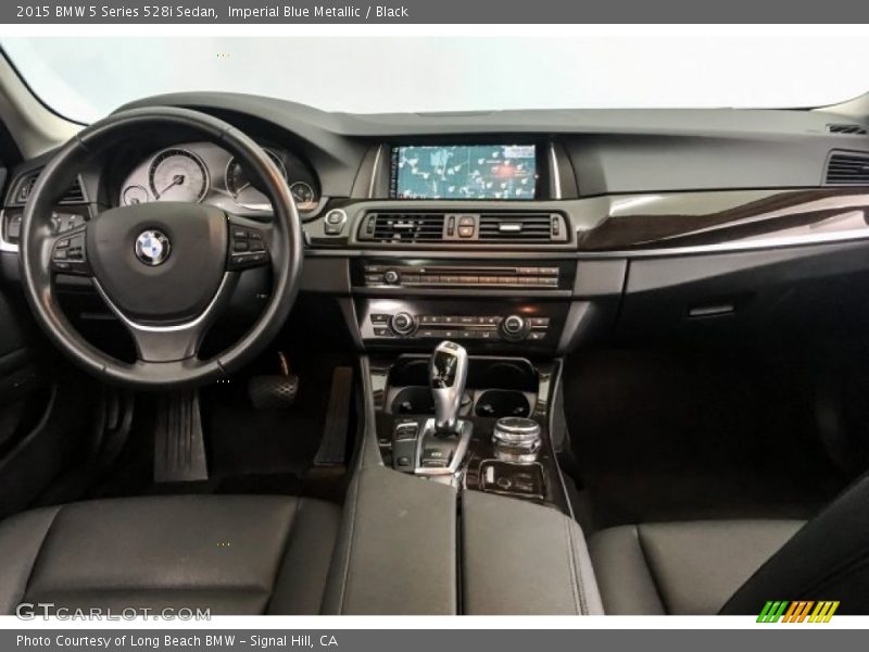 Imperial Blue Metallic / Black 2015 BMW 5 Series 528i Sedan