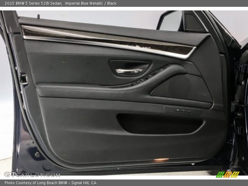 Imperial Blue Metallic / Black 2015 BMW 5 Series 528i Sedan