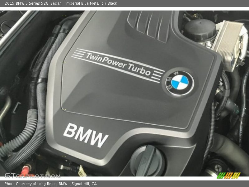 Imperial Blue Metallic / Black 2015 BMW 5 Series 528i Sedan