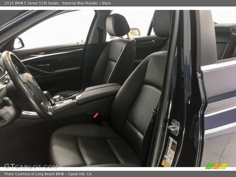 Imperial Blue Metallic / Black 2015 BMW 5 Series 528i Sedan