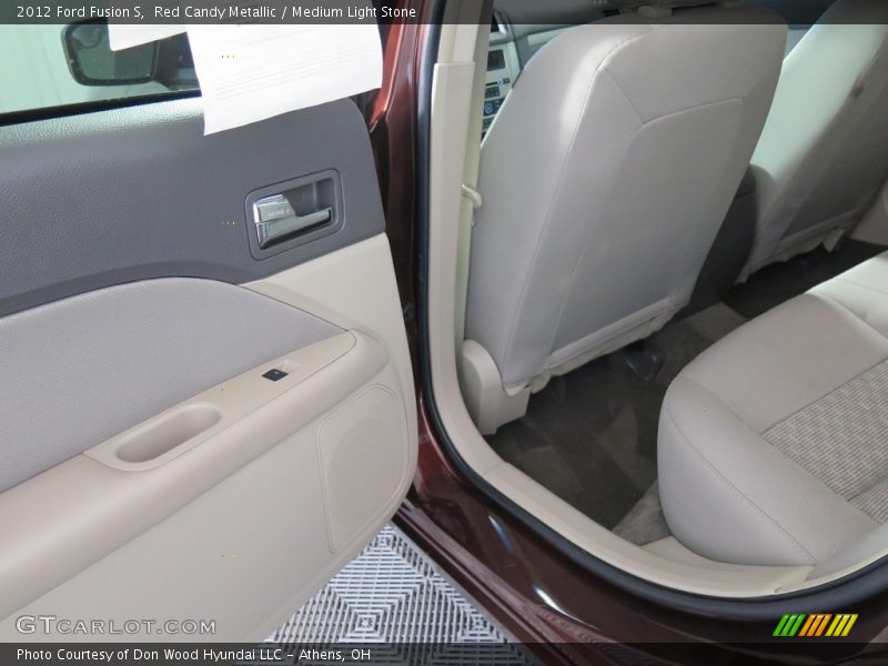 Red Candy Metallic / Medium Light Stone 2012 Ford Fusion S