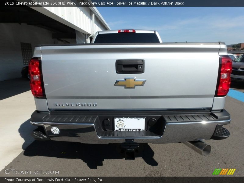 Silver Ice Metallic / Dark Ash/Jet Black 2019 Chevrolet Silverado 3500HD Work Truck Crew Cab 4x4