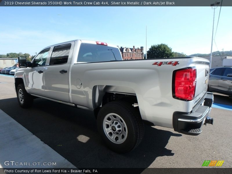 Silver Ice Metallic / Dark Ash/Jet Black 2019 Chevrolet Silverado 3500HD Work Truck Crew Cab 4x4