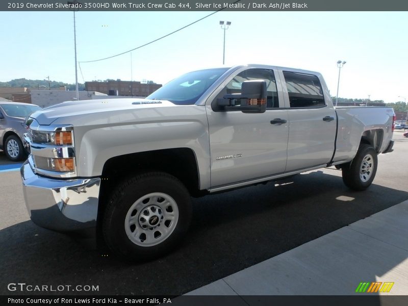 Silver Ice Metallic / Dark Ash/Jet Black 2019 Chevrolet Silverado 3500HD Work Truck Crew Cab 4x4